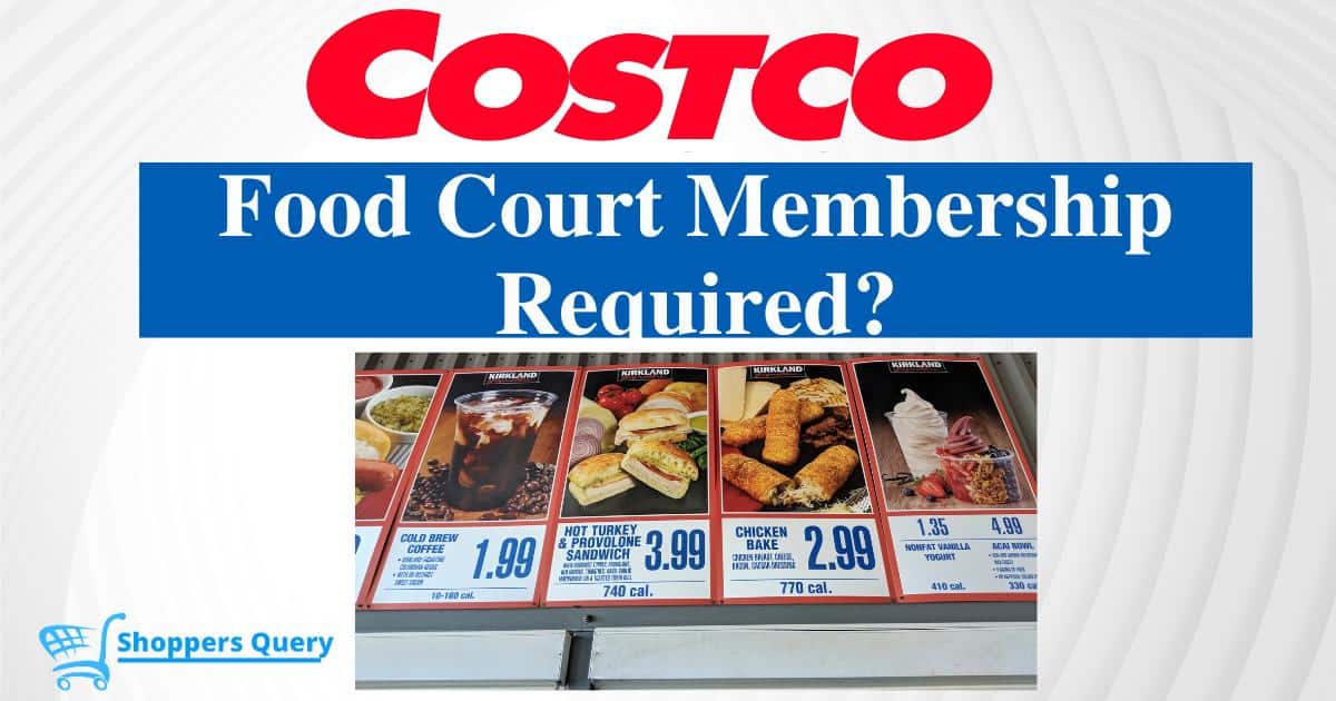 Costco Food Court Membership